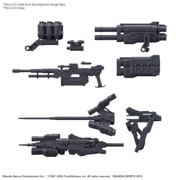 30MM OPTION PARTS SET ARMORED CORE Ⅵ FIRES OF RUBICON WEAPON SET 02 30MM