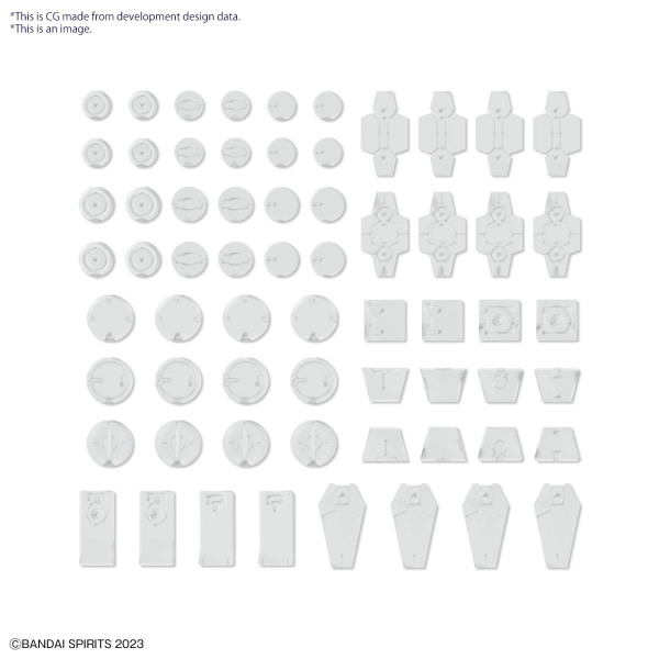 CUSTOMIZE MATERIAL (DECORATION PARTS 1 WHITE)