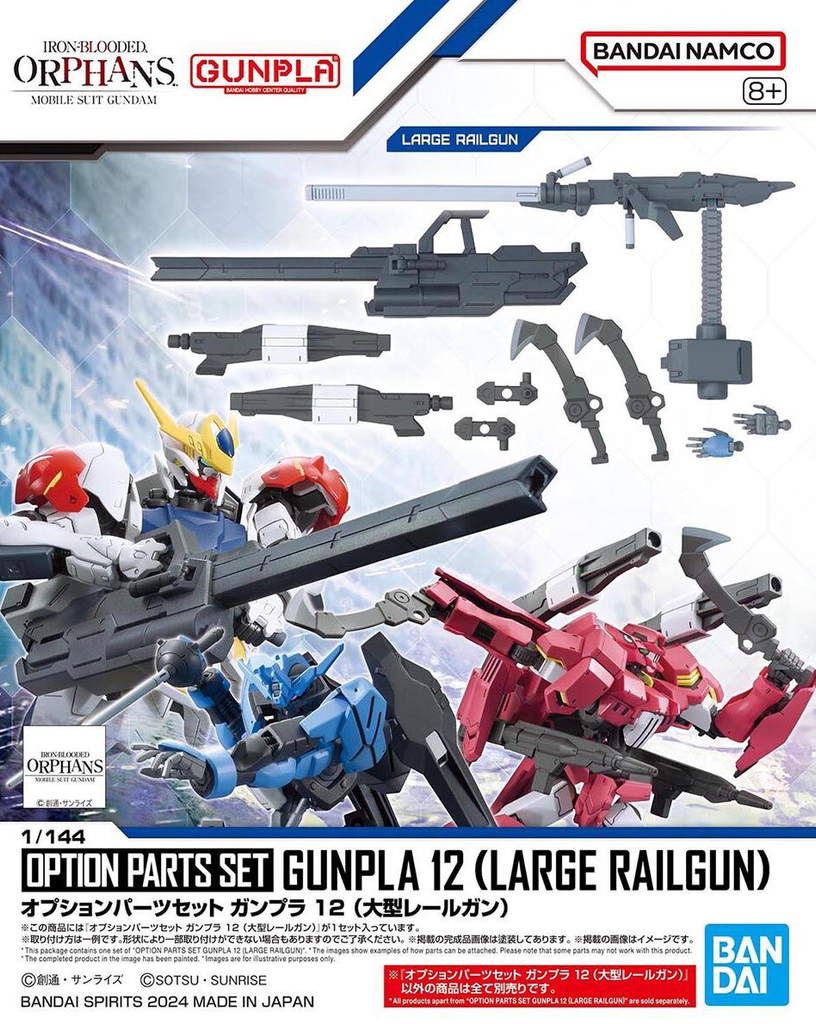 OPTION PARTS SET GUNPLA 12 (LARGE RAILGUN)