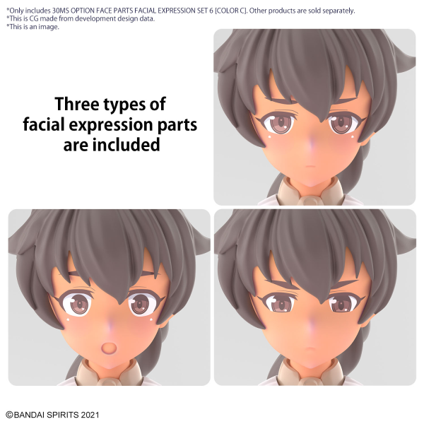 30MS OPTION FACE PARTS FACIAL EXPRESSION SET 6 [COLOR C]