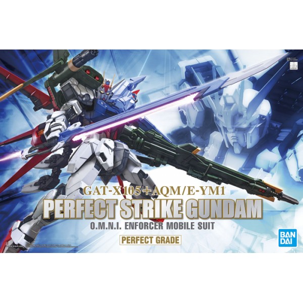 RG Real Grade Gundam Seed Perfect Strike Gundam 1/144 kit P Bandai  Exclusive USA